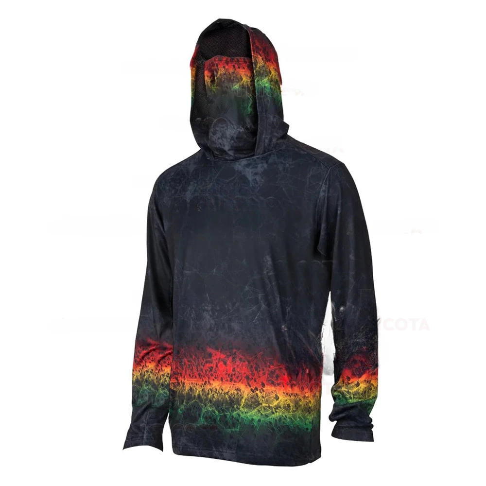 Men's Fishing Hoodie Shirts UP - Fishing Mask Sun Protection review and price